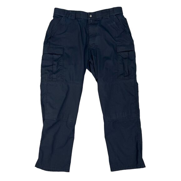 5.11 Tactical Pants Mens XL Extra Large Navy Cargo Ripstop Utility Work Trousers - Picture 1 of 15